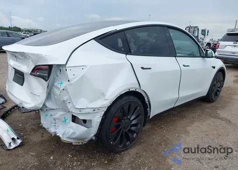 2023 Tesla Model Y Performance Dual Motor All-Wheel Drive from USA, damaged, VIN 7SAYGDEF0PF829118